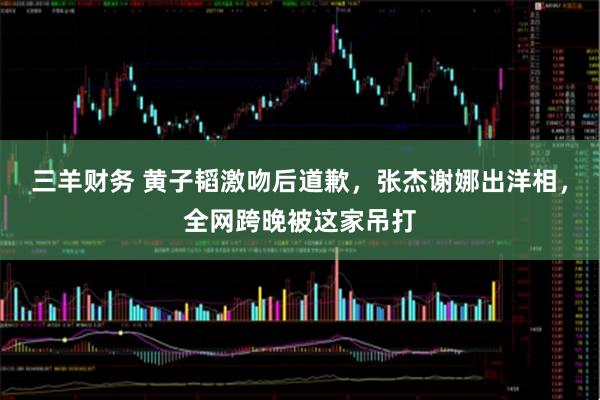 三羊财务 黄子韬激吻后道歉，张杰谢娜出洋相，全网跨晚被这家吊打